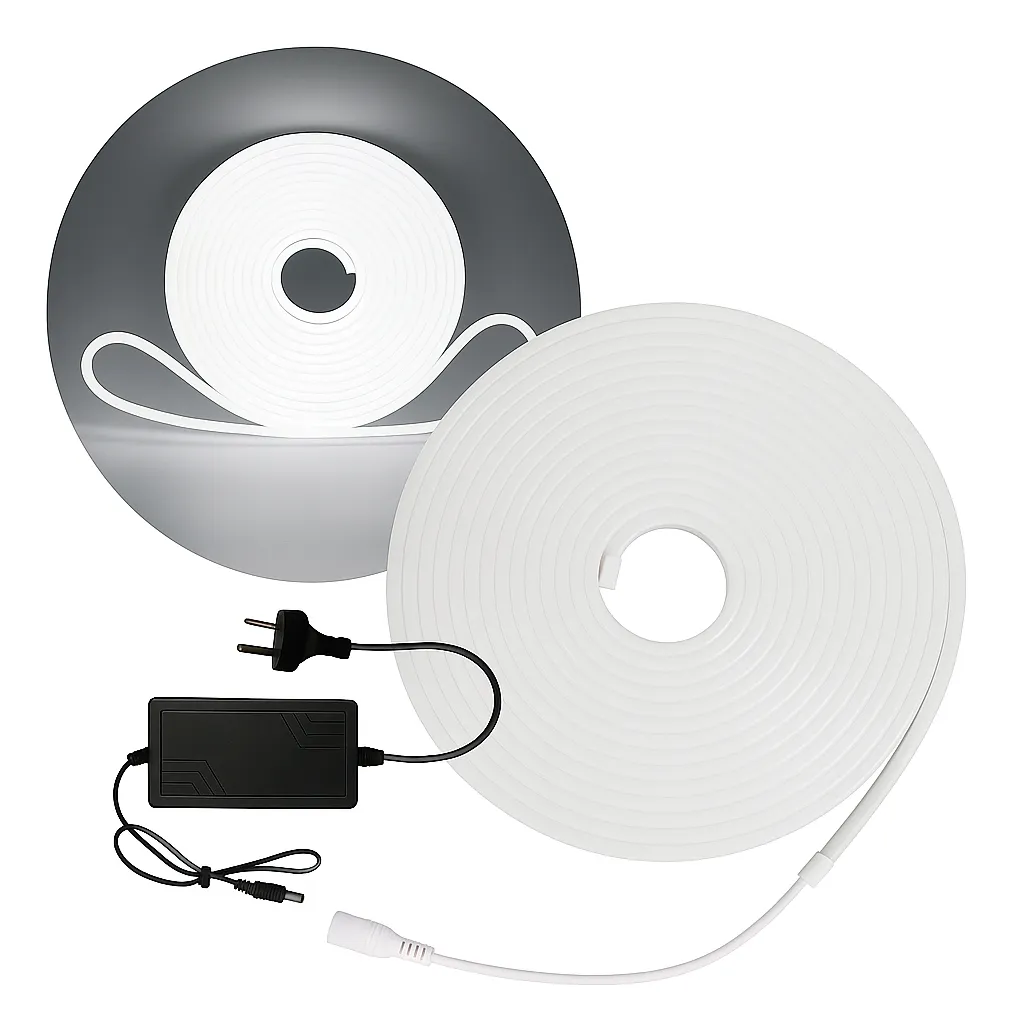 tira led neon maguera 5mts color blanco neutro rojo verde